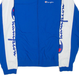 CHAMPION Mens Track Jacket Blue Colourblock M