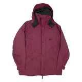 HELLY HANSEN Womens Jacket Maroon Nylon Hooded XL