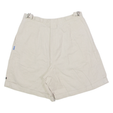 DECATHLON Pleated Womens Casual Shorts Beige S W28