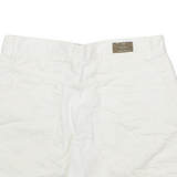 CALVIN KLEIN JEANS Khaki Womens Casual Shorts Cream Slim S W28