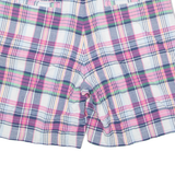 TOMMY HILFIGER Womens Casual Shorts Pink Plaid M W32