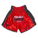 BOLO Martial Arts Mens Sports Shorts Red Colourblock S W22