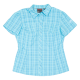MAMMUT Womens Shirt Blue Check M