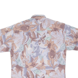 SHIRTS Mens Shirt Purple Crazy Pattern M