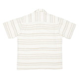 NEW TASTE Mens Shirt Beige Striped L