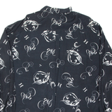 JOSEPH Mens Shirt Black Crazy Pattern Long Sleeve L