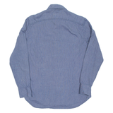 G-STAR Slim Fit Mens Plain Shirt Blue Long Sleeve L