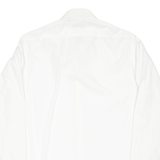 BOSS Mens Plain Shirt White Long Sleeve M