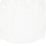 BOSS Mens Plain Shirt White Long Sleeve M