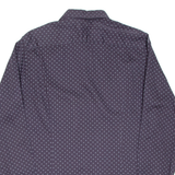 TED BAKER Mens Shirt Purple Spotted Long Sleeve L