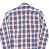 TED BAKER Mens Shirt Blue Check Long Sleeve XS