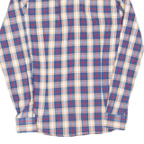 TED BAKER Mens Shirt Blue Check Long Sleeve XS