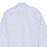 TED BAKER Mens Shirt Blue Spotted Long Sleeve L