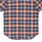 TIMBERLAND Mens Shirt Orange Check M