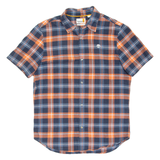 TIMBERLAND Mens Shirt Orange Check M