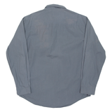 CALVIN KLEIN Mens Plain Shirt Grey Long Sleeve XL