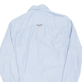 HILFIGER DENIM Mens Plain Shirt Blue Long Sleeve S