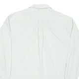 TOMMY HILFIGER Mens Shirt Green Check Long Sleeve L