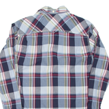 HILFIGER DENIM Mens Shirt Blue Check Long Sleeve S
