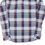 HILFIGER DENIM Mens Shirt Blue Check Long Sleeve S