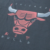 STARTER Chicago Bulls Mens T-Shirt Black USA XL