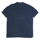 KANGOL Mens Polo Shirt Blue 2XL