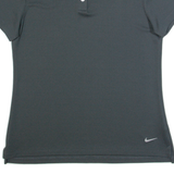 NIKE Dri-Fit Womens Polo Shirt Grey M