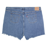 LEVI'S 501 Cut Off Womens Denim Shorts Blue 2XL W44