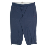 TOMMY HILFIGER 3/4 Length Womens Sports Shorts Blue Slim M W32