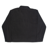 REGATTA Mens Fleece Black 1/4 Zip 2XL