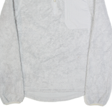 CHAMPION Womens Fleece Grey 1/4 Zip S