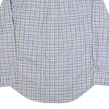 NAUTICA Mens Shirt Grey Check Long Sleeve S