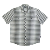 TRESPASS Mens Shirt Grey Check M