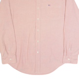 RALPH LAUREN POLO JEANS COMPANY Mens Plain Shirt Pink Long Sleeve L