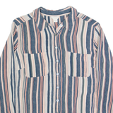 MONSOON Womens Shirt Black Striped Long Sleeve UK 10