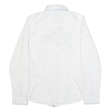TOM TAILOR Womens Plain Shirt White Long Sleeve S