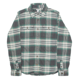 CARHARTT Womens Flannel Shirt Grey Check Long Sleeve M