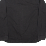REEBOK Mens Plain Shirt Black Long Sleeve S