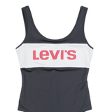 LEVI'S Womens Bodysuit Black Sleeveless XS