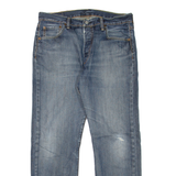 LEVI'S 501 Jeans Mens Blue Regular Straight Stone Wash W34 L30
