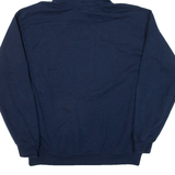GILDAN Oxford University Mens Blue Hoodie M