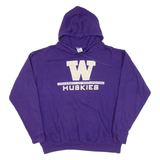 RUSSELL ATHLETIC University Of Washington Huskies Mens Purple Hoodie USA XL