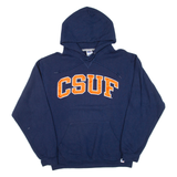 RUSSELL ATHLETIC Csuf Mens Blue Hoodie USA M