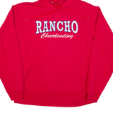 PORT & COMPANY Rancho Cheerleading Womens Red Hoodie USA M