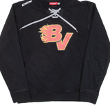 CCM Mens Black Hoodie USA M