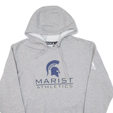 ADIDAS Marist Athletics Mens Grey Hoodie USA M