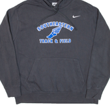 NIKE Track & Field Mens Grey Hoodie USA XL