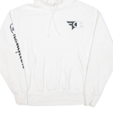 CHAMPION REVERSE WEAVE Mens White Hoodie M