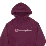 CHAMPION Womens Maroon Hoodie M