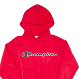 CHAMPION REVERSE WEAVE Mens Red Hoodie XS